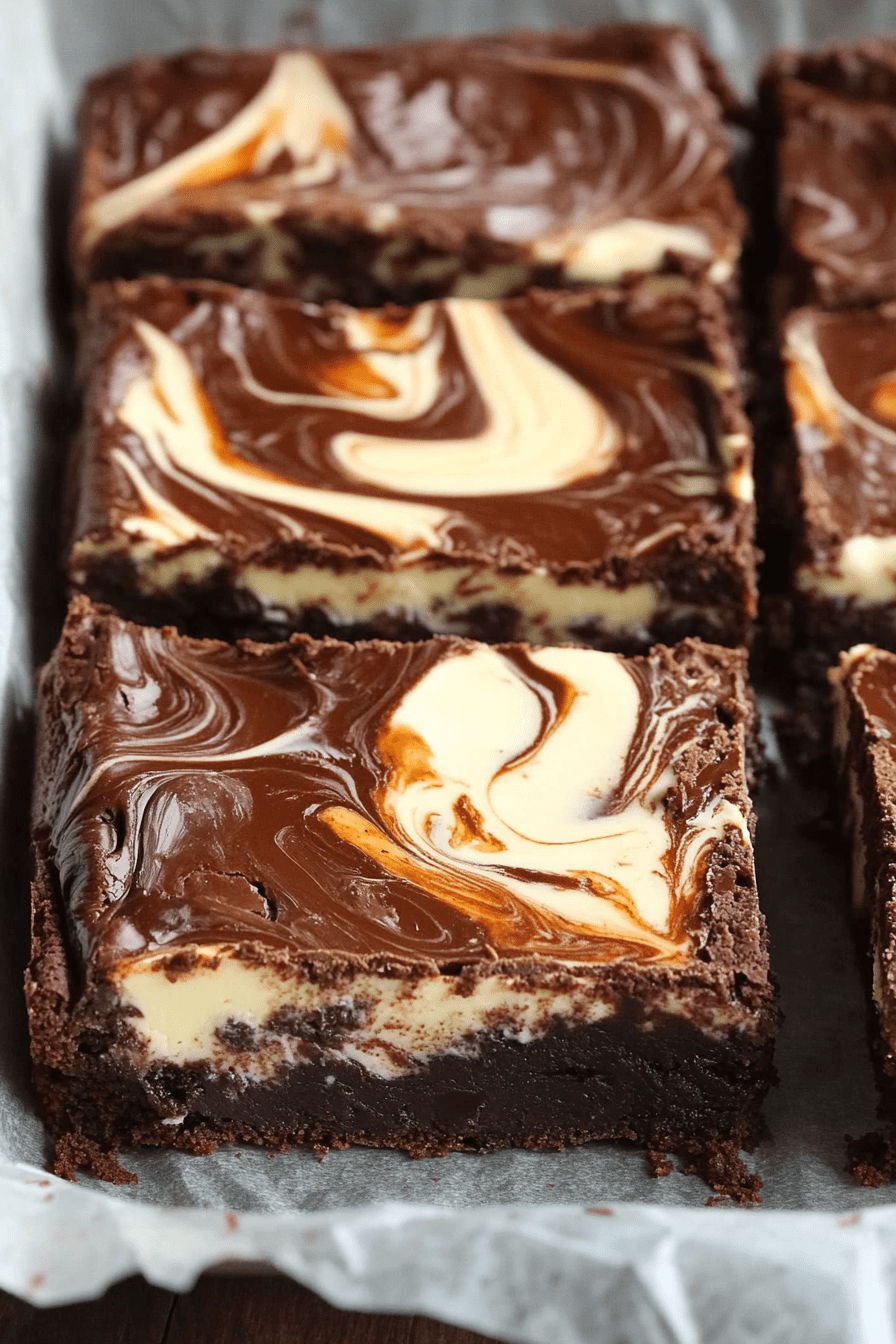 Brownies med färskost