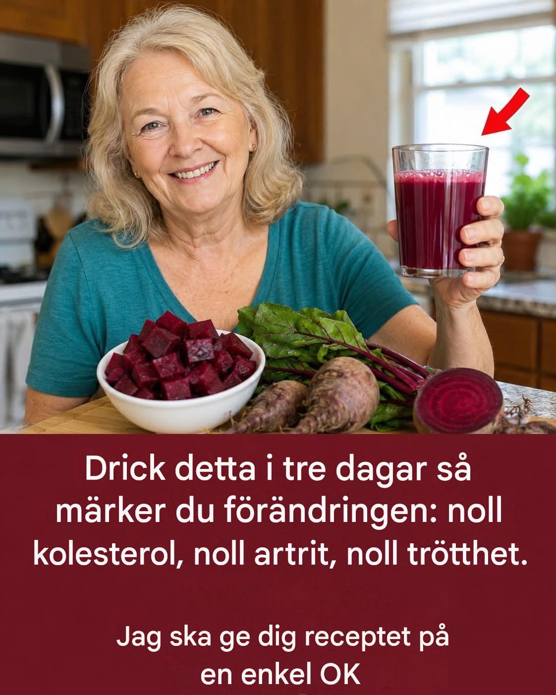 Fördelar med rödbetsjuice för seniorer