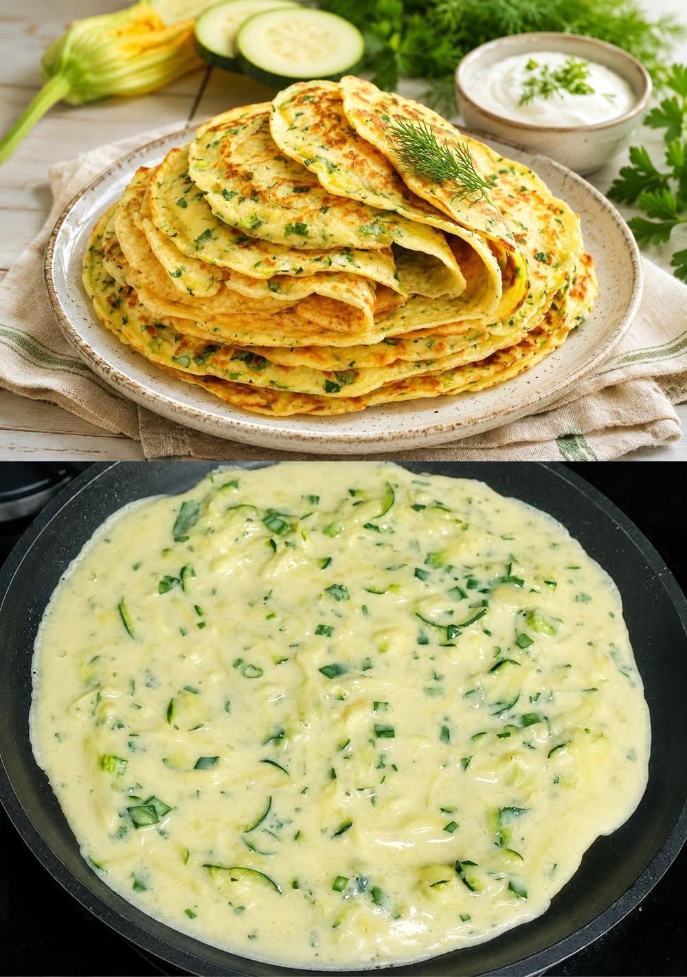 Gillar du zucchini? Laga dessa matiga pannkakor, så kommer du att göra dem hela sommaren! @alla