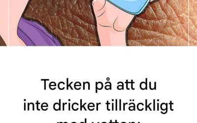 Tecken på att du kanske inte dricker tillräckligt med vatten: 8 vanliga symtom