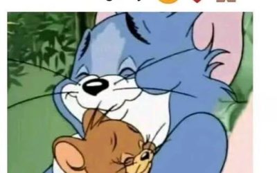 🐱🐭 “Om du växte upp med Tom och Jerry kommer den här bilden att väcka dina bästa minnen ❤️”