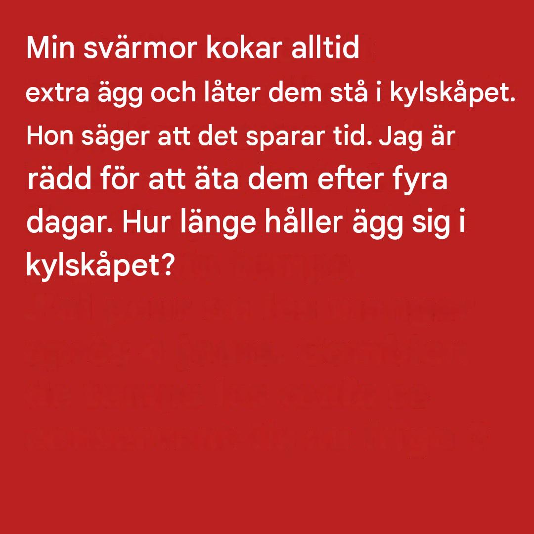 Tips för att hålla ägg färska