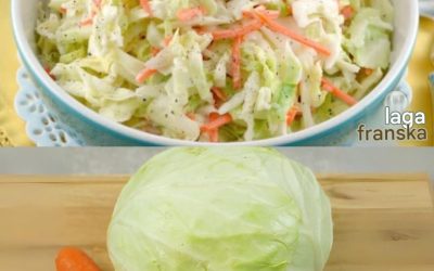 VARNING: Försök inte detta, det är en magisk sallad! Jag går ner mycket i vikt väldigt snabbt 😍 Recept i kommentarerna. ❤️ Jag skickade det till de som tackade mig.