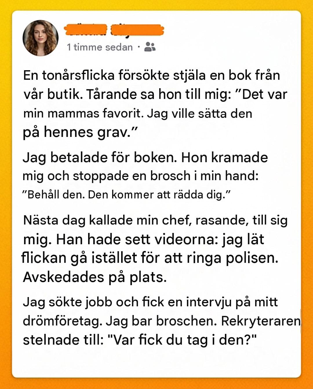 Jag fick betala priset för min vänlighet och förlorade jobbet, men broschen jag fick senare förändrade allt.
