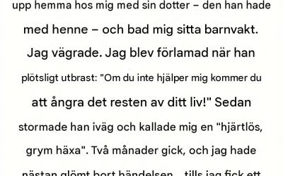 När det förflutna återvände valde jag att skydda min frid.