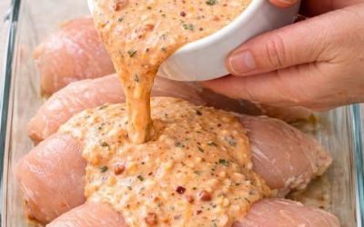 Krämig marinerad kyckling med örter och kryddor