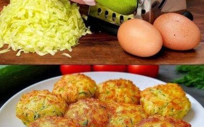 Enkla zucchinibiffar med ost – så goda att du vill göra dem varje vecka