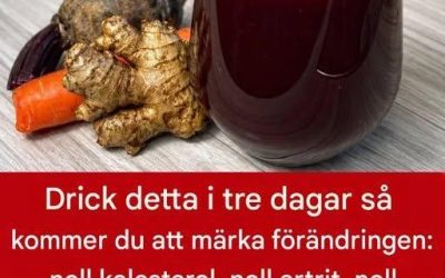 Drick detta i 30 dagar och känn skillnaden: ett naturligt recept med rödbetor för energi, ledlindring och ett hälsosamt hjärta.