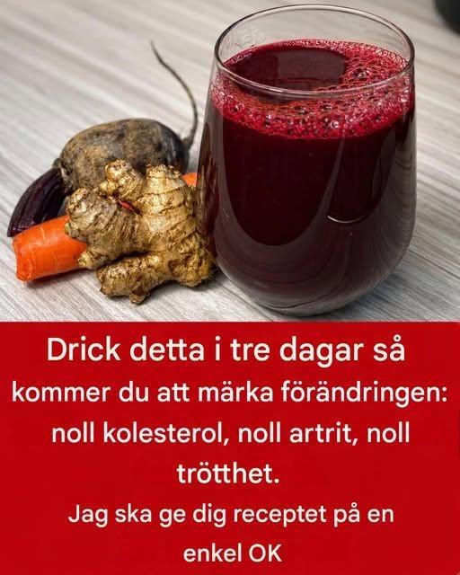 Drick detta i 30 dagar och känn skillnaden: ett naturligt recept med rödbetor för energi, ledlindring och ett hälsosamt hjärta.