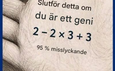 Endast de mest observanta hittar rätt svar! Svar på den första kommentaren