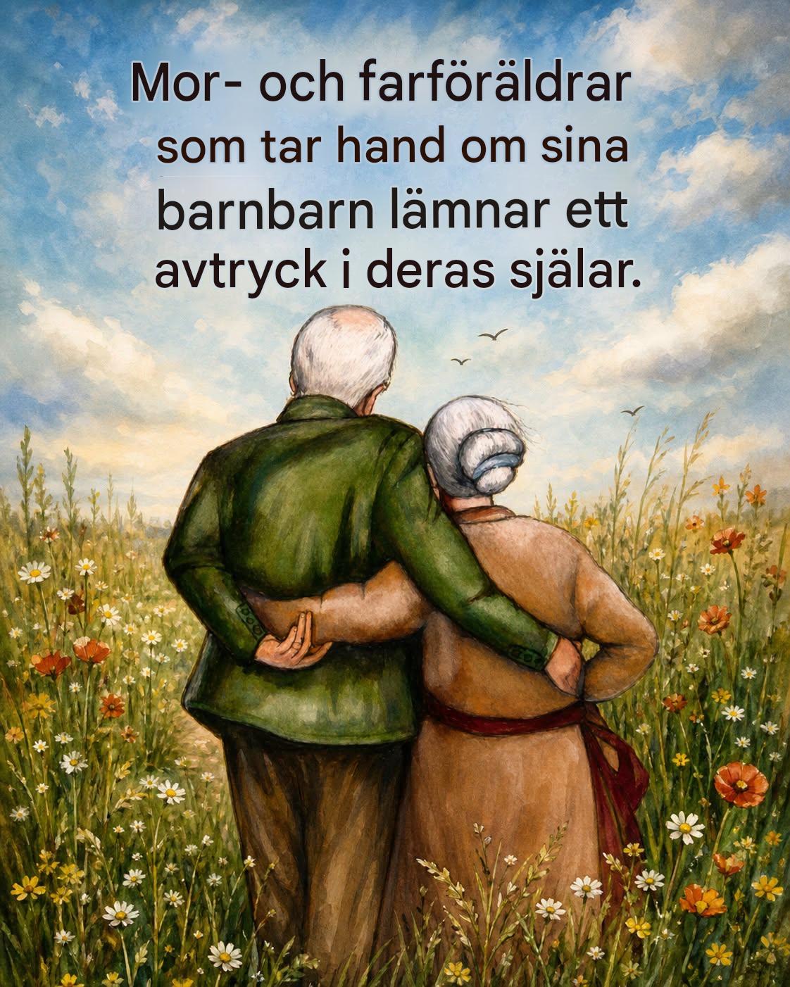 Mor- och farföräldrar som tar hand om sina barnbarn lämnar ett avtryck i deras själar.