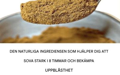 Den naturliga ingrediensen som gör att vi kan sova 8 timmar i sträck och hjälper till att bränna fett