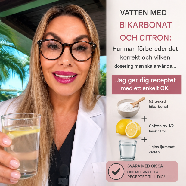 Vatten med bikarbonat och citron: hur man tillagar det korrekt och vilka proportioner man ska använda. Jag ger dig receptet på en enkel version.