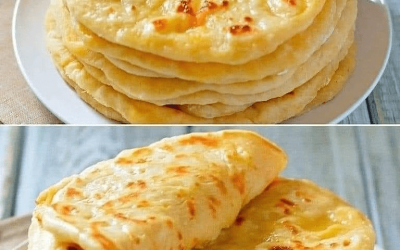 Hemlagade flatbröd med persilja och chiliflingor.