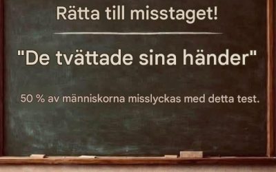Kan du rätta till det här franska misstaget? Många har fel! Klicka på länken för svaret.