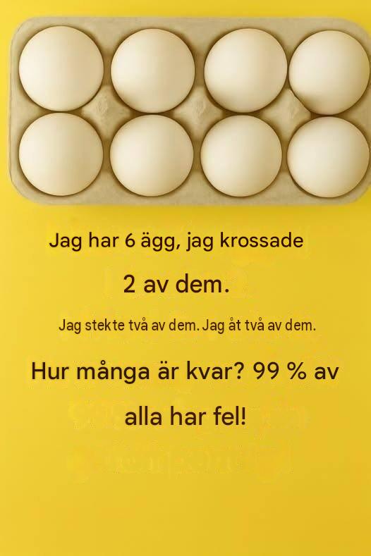 Gåtan om de 6 äggen — Svaret avslöjat
