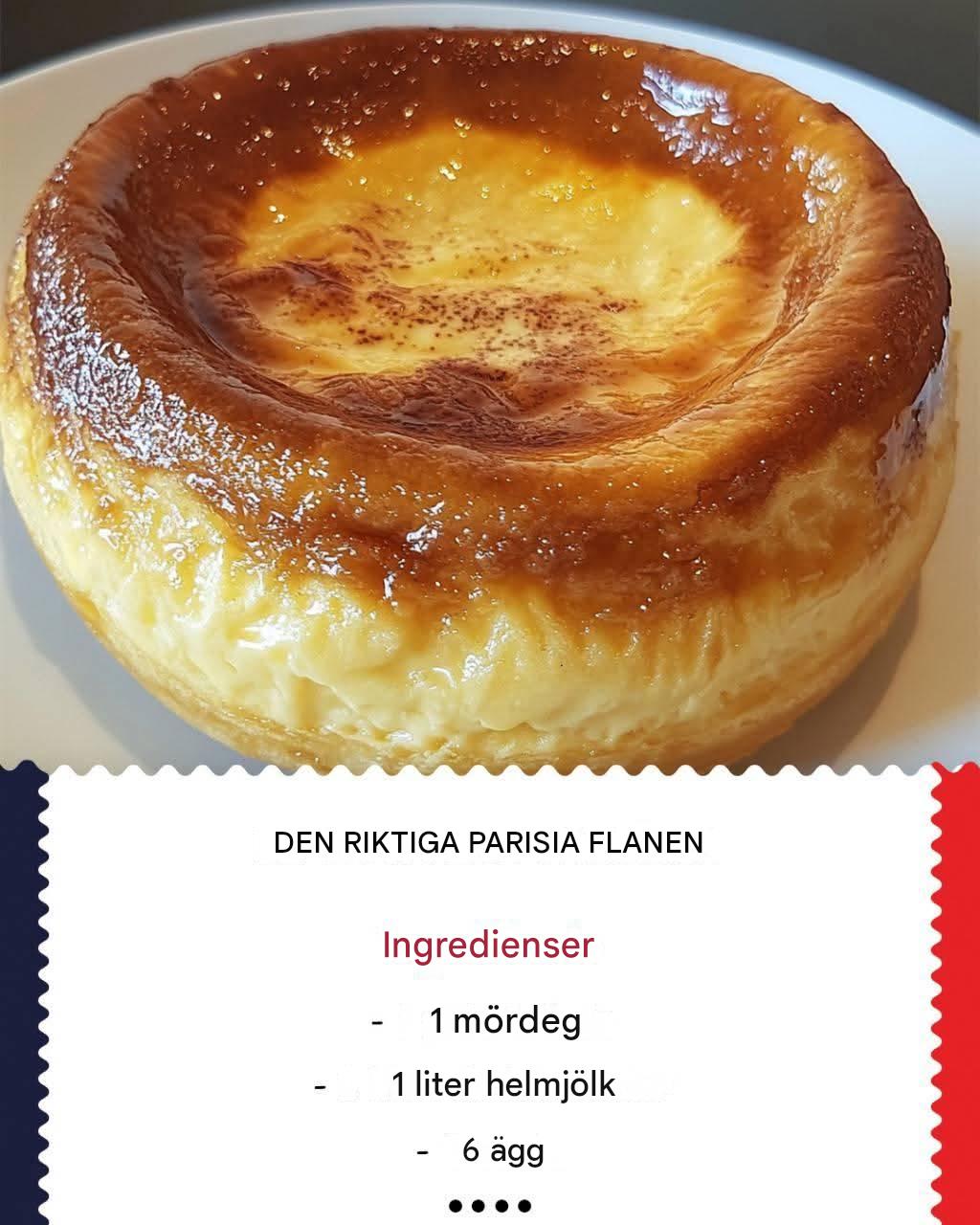 Den riktiga parisiska flanen