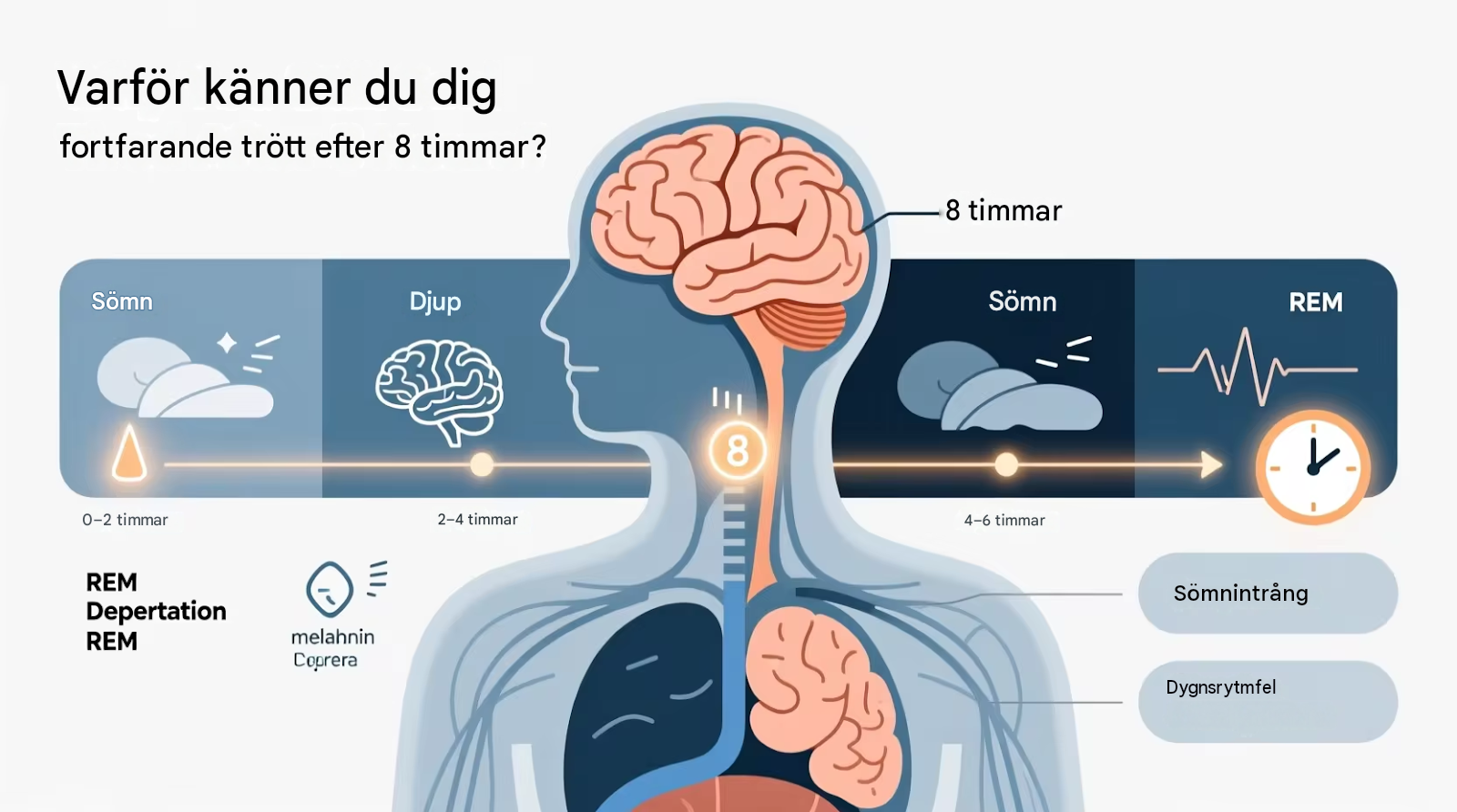 🧠 Den dolda anledningen till att du alltid är trött — även efter att ha sovit 8 timmar