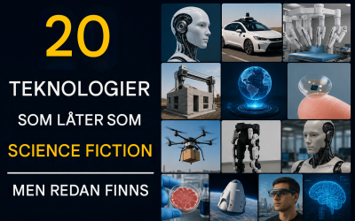 20 teknologier som låter som science fiction… men som redan existerar