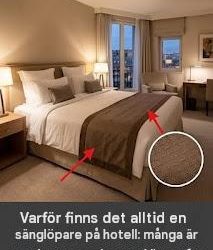 Varför finns det alltid ett lakan på sängen på hotell? Många vet inte vad det är till för.