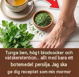 Persilja: det enkla botemedlet våra mormödrar använde mot tunga ben och vätskeretention