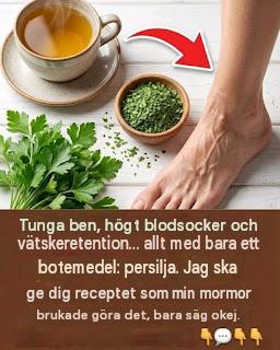Persilja: det enkla botemedlet våra mormödrar använde mot tunga ben och vätskeretention