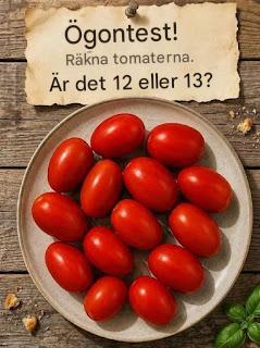 Syntest: Kan du hitta rätt antal tomater? Svaret kanske överraskar dig!