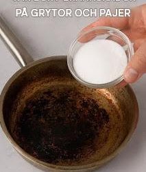Ingrediensen som omedelbart tar bort brännskador i grytor och stekpannor. Den kostar mindre än 1 euro.