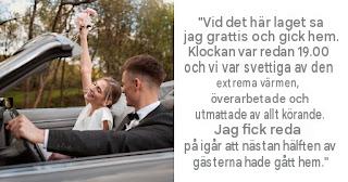 Brudparet flyttar sina bröllopsgäster till nya platser, förutse inte konsekvenserna av det.