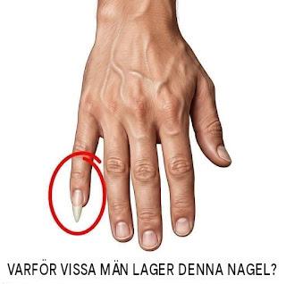 Varför låter vissa män den här nageln växa lång?