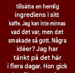 Underrubrik: Det enkla kaffetricket min mormor svor vid