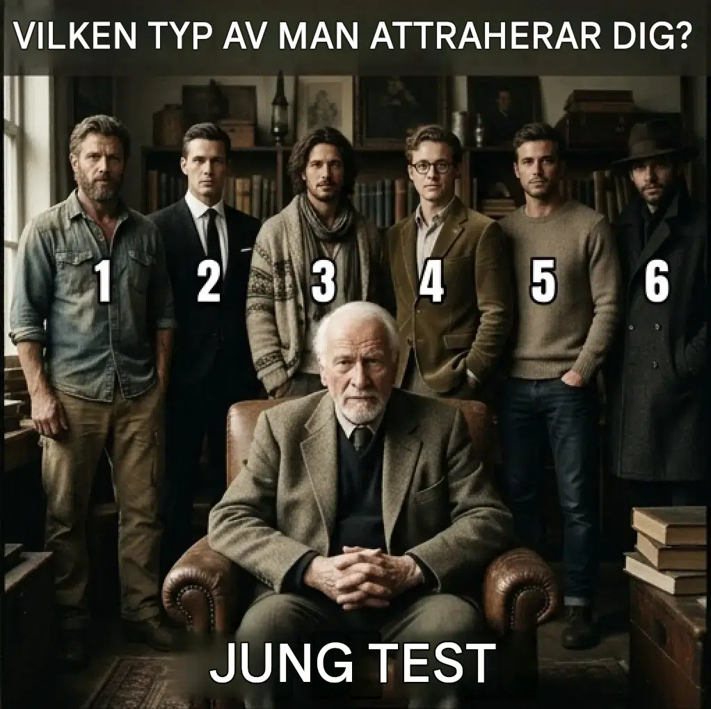 Vilken typ av man attraherar dig? Ett psykologiskt test inspirerat av Carl Jung som hjälper dig att reflektera över dina relationer